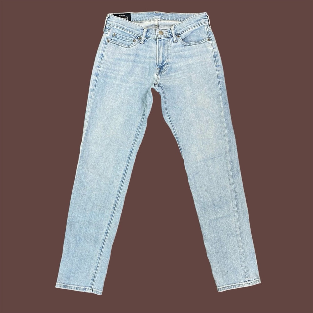 Abercrombie & Fitch Blue Light Wash Skinny Jeans Size 28 W 30 L 3/$25